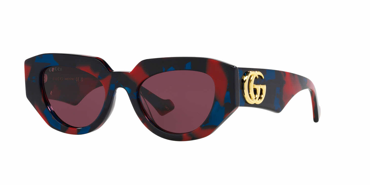 Visit Sunglasses Gucci GG1421S Tortoise / Purple (4402S1) Image 1