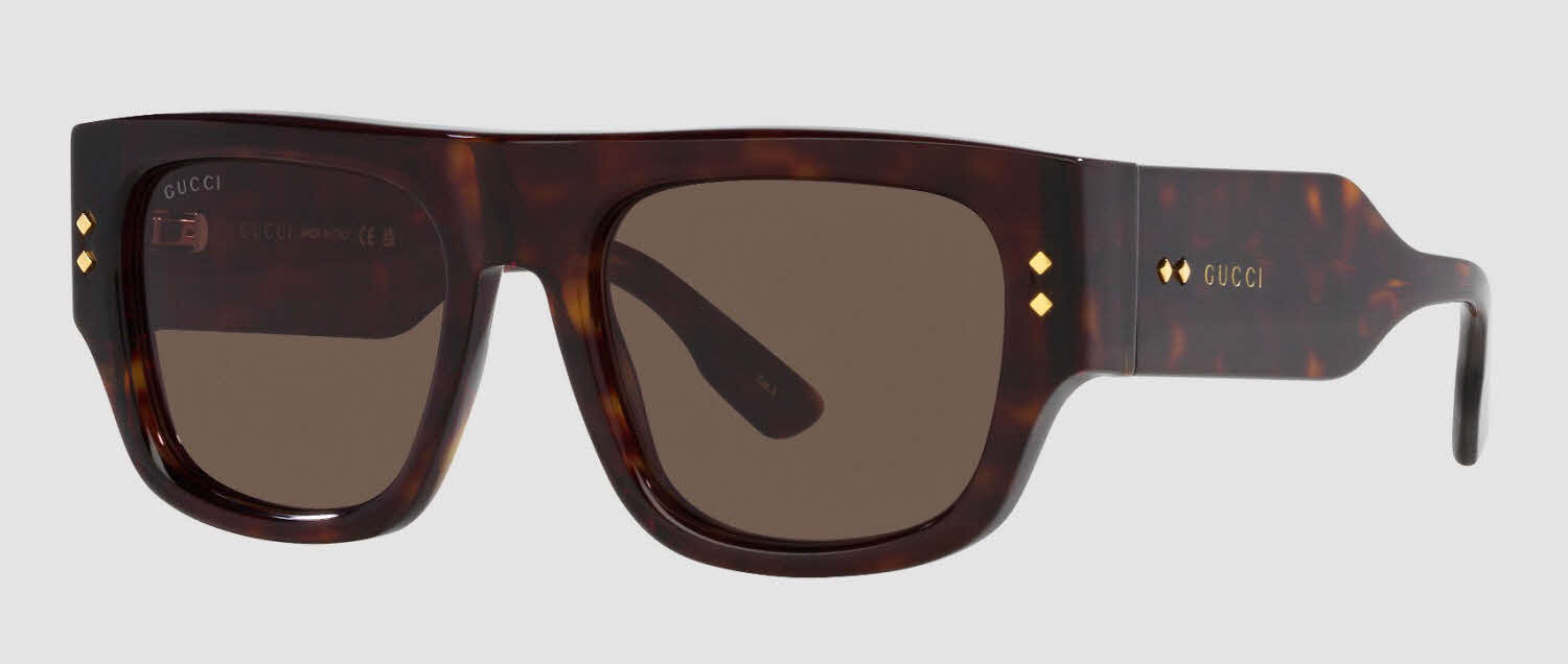 Gucci GG1262S Men's Sunglasses, In Tortoise / Brown