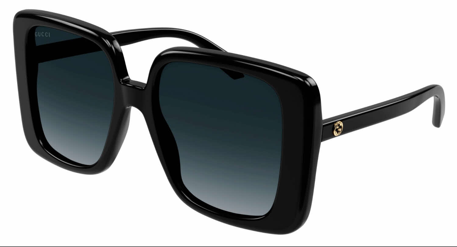 Gucci GG Oversized Havana & Gold Interlocking G Sunglasses – FOMO