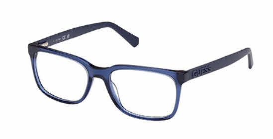 NWT Guess GU50187 Dark Havana Rectangle 54mm Eyeglasses Guess GU 50187 093 main image 3