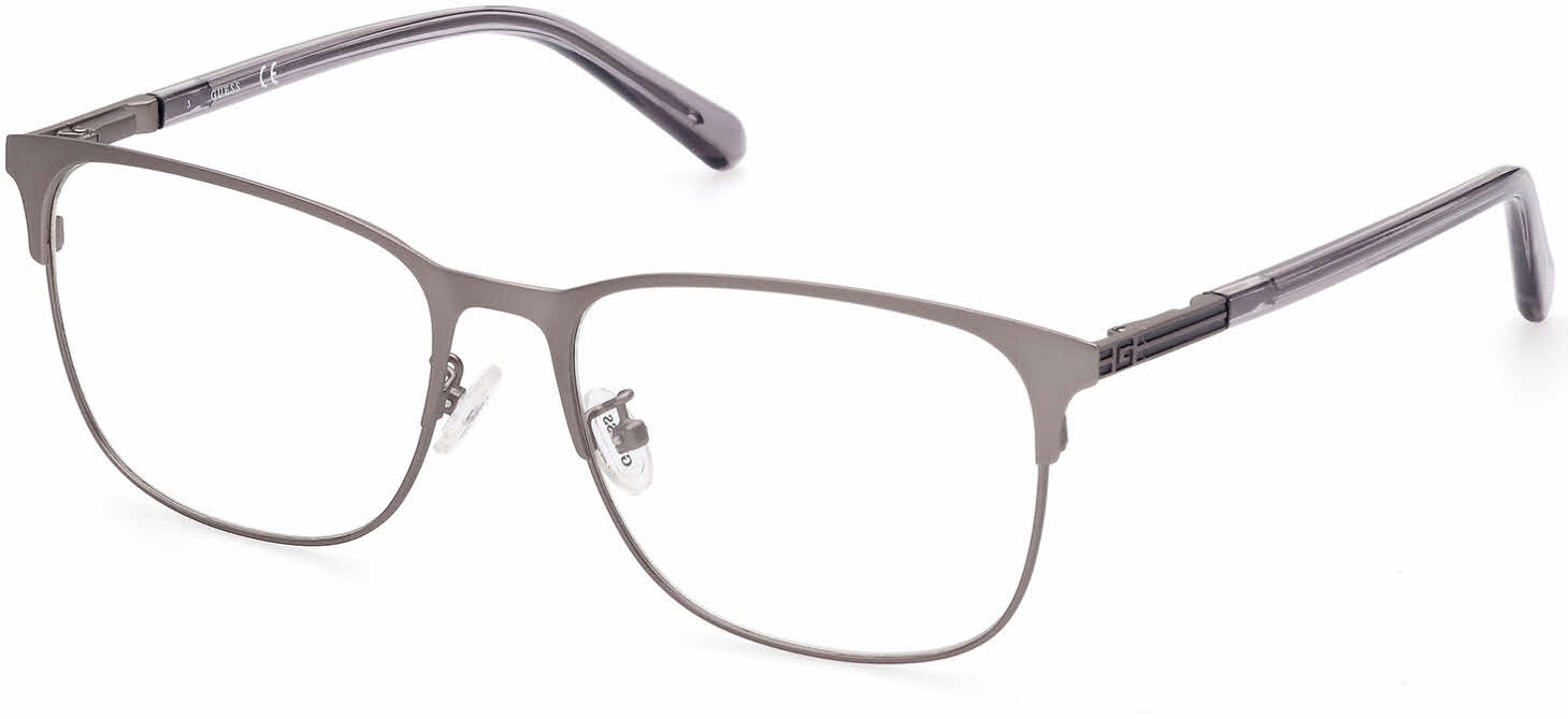 Guess GU50055-D Men's Eyeglasses in Silver