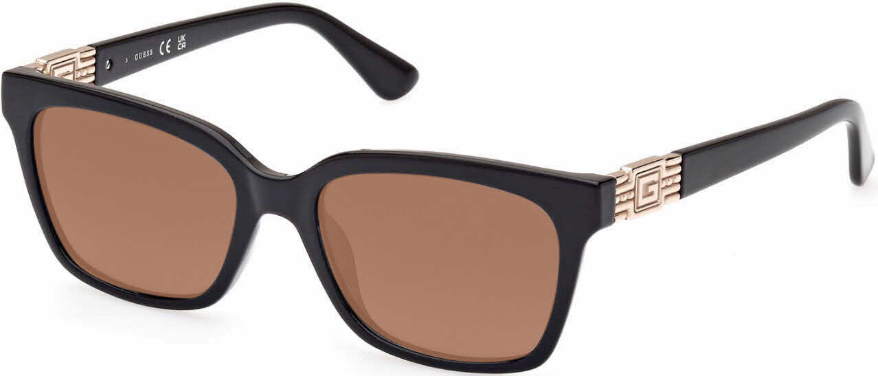 Guess GU7869 Women's Prescription Sunglasses, In Shiny Black