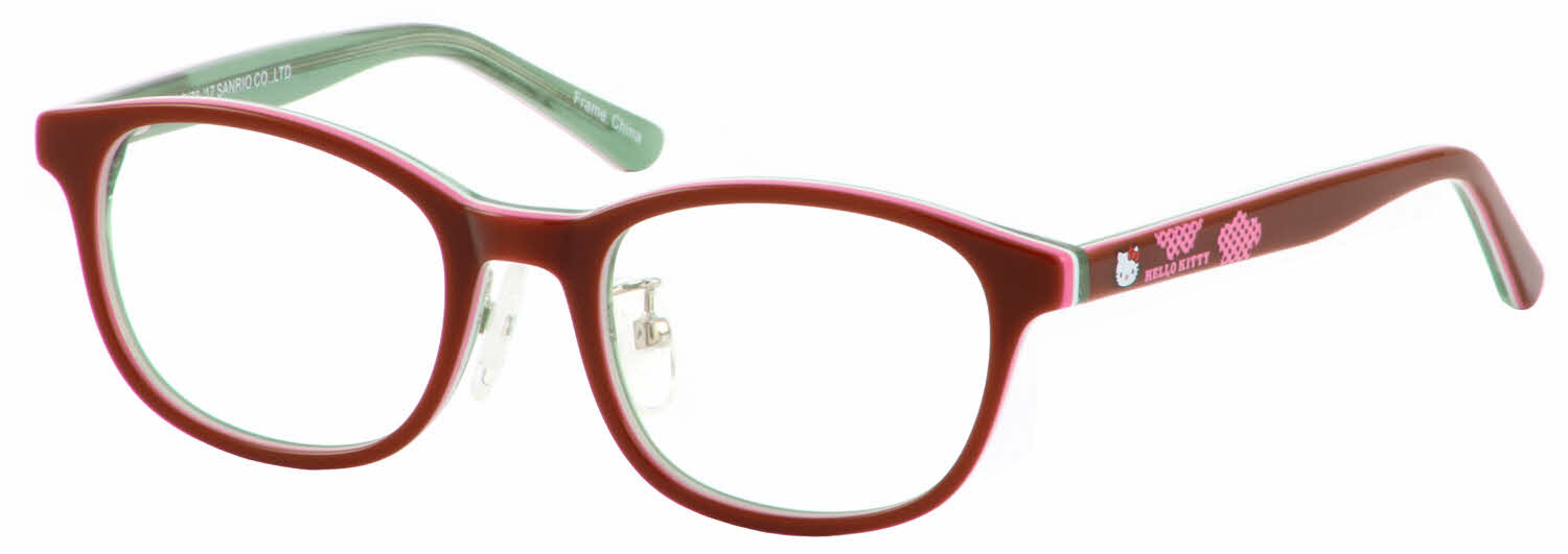 Hello Kitty HK 285 Eyeglasses in Red