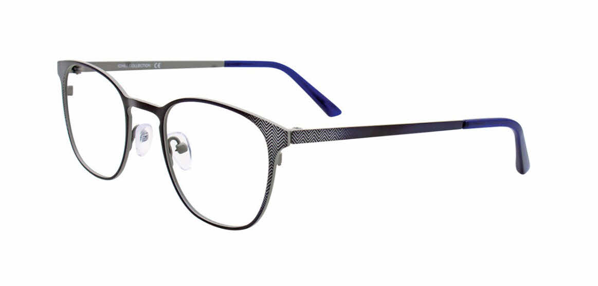 IChill C7002 No Clip-On Lens Eyeglasses in Black