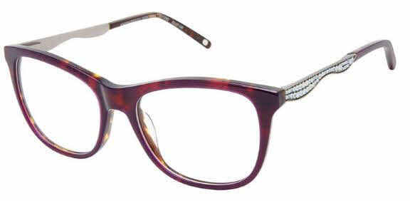 Jimmy Crystal New York Tucpei Women's Eyeglasses In Tortoise