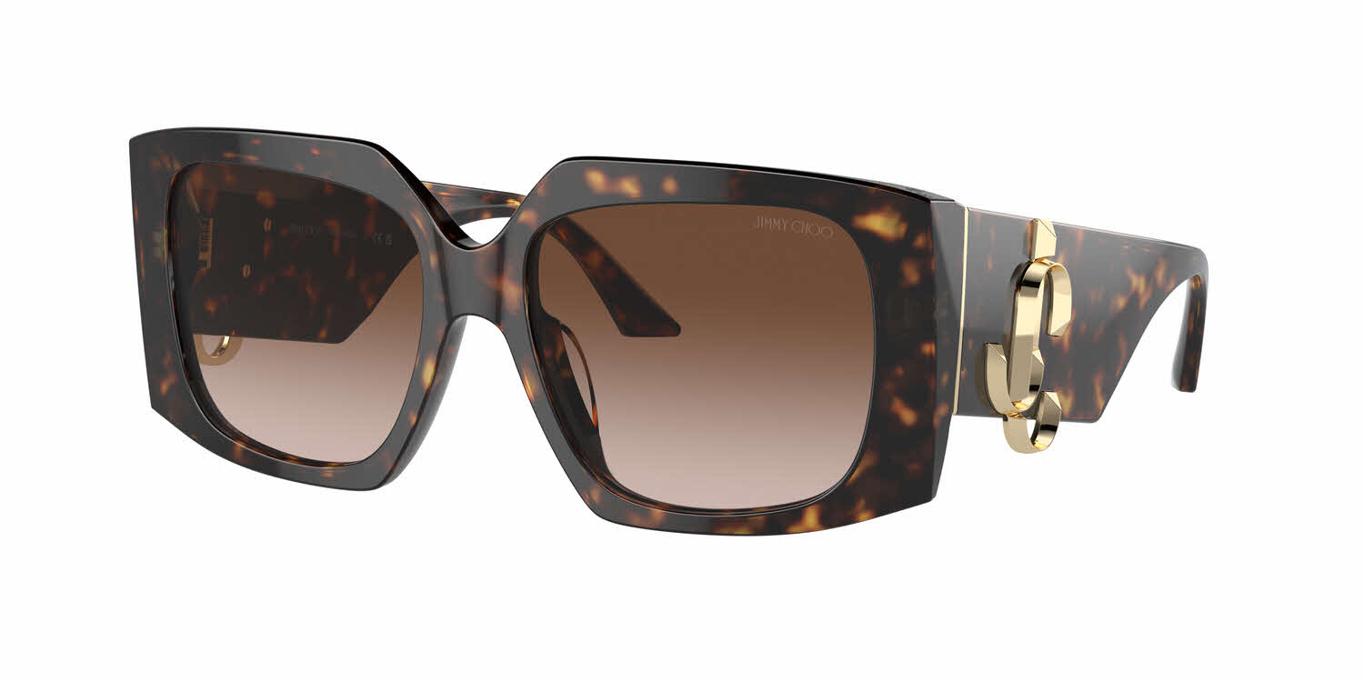 Jimmy Choo Black and Brown Sunglasses with Cream Case Sunglasses Jimmy Choo JC5012 | Free Shipping | Glasses.com® main image 3
