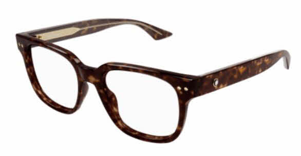 Mont Blanc MB0321O Men's Eyeglasses in Tortoise