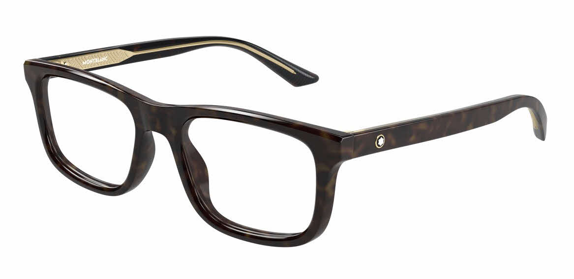 Mont Blanc MB0457O Men's Eyeglasses in Tortoise