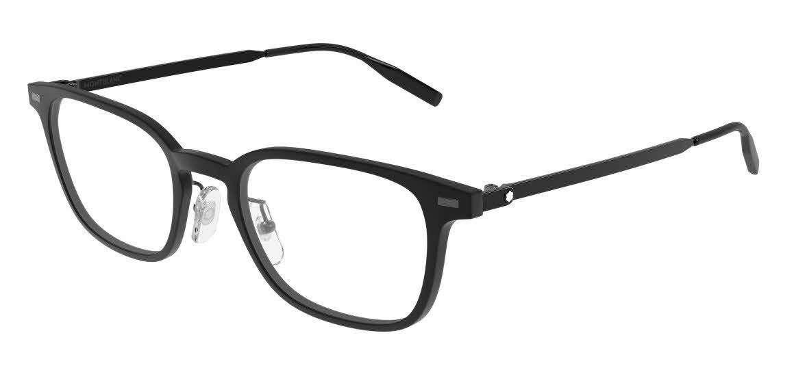 Mont Blanc MB0467OL Men's Eyeglasses in Black