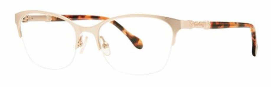 Lilly Pulitzer Carney Women's Eyeglasses In Gold