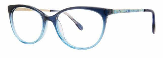 Lilly Pulitzer Charlize Womens Eyeglasses in Blue 190$