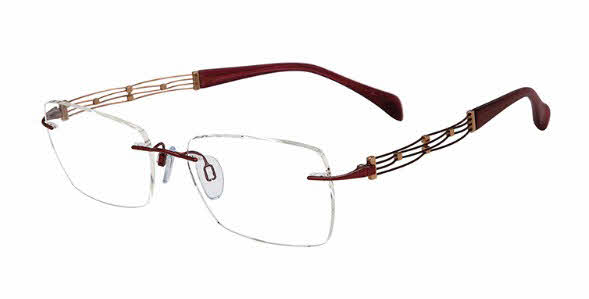 Line Art XL 2187 Womens Eyeglasses in Burgundy 353$