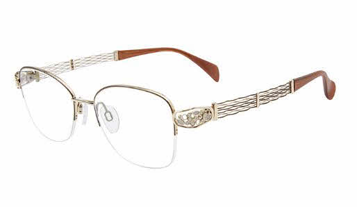 Line Art XL 2181 Women's Eyeglasses in Brown