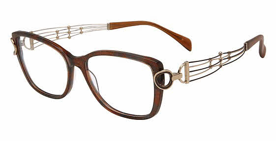 Line Art XL 2185 Women's Eyeglasses in Brown