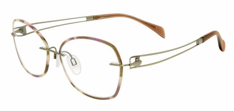 Line Art XL 2158 Women's Eyeglasses in Green