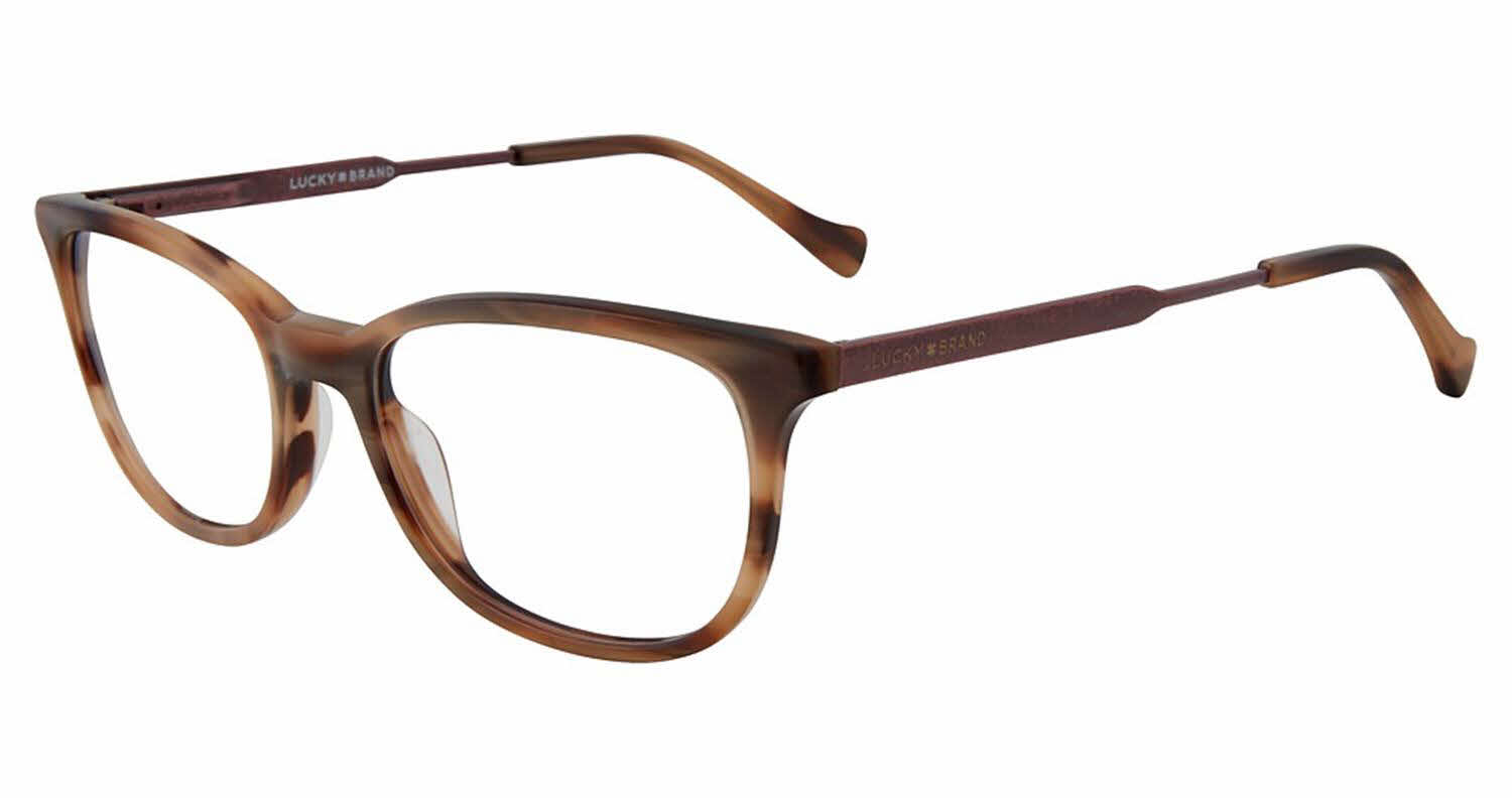 Lucky Brand Citizen Eyeglasses Brown Horn 