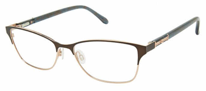 Lulu Guinness L954 Womens Eyeglasses in Brown 188$