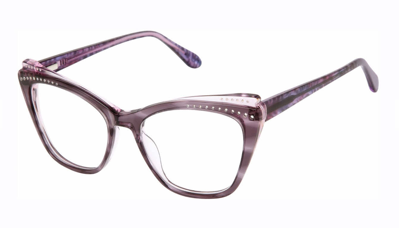 Lulu Guinness L964 Womens Eyeglasses in Purple 196$