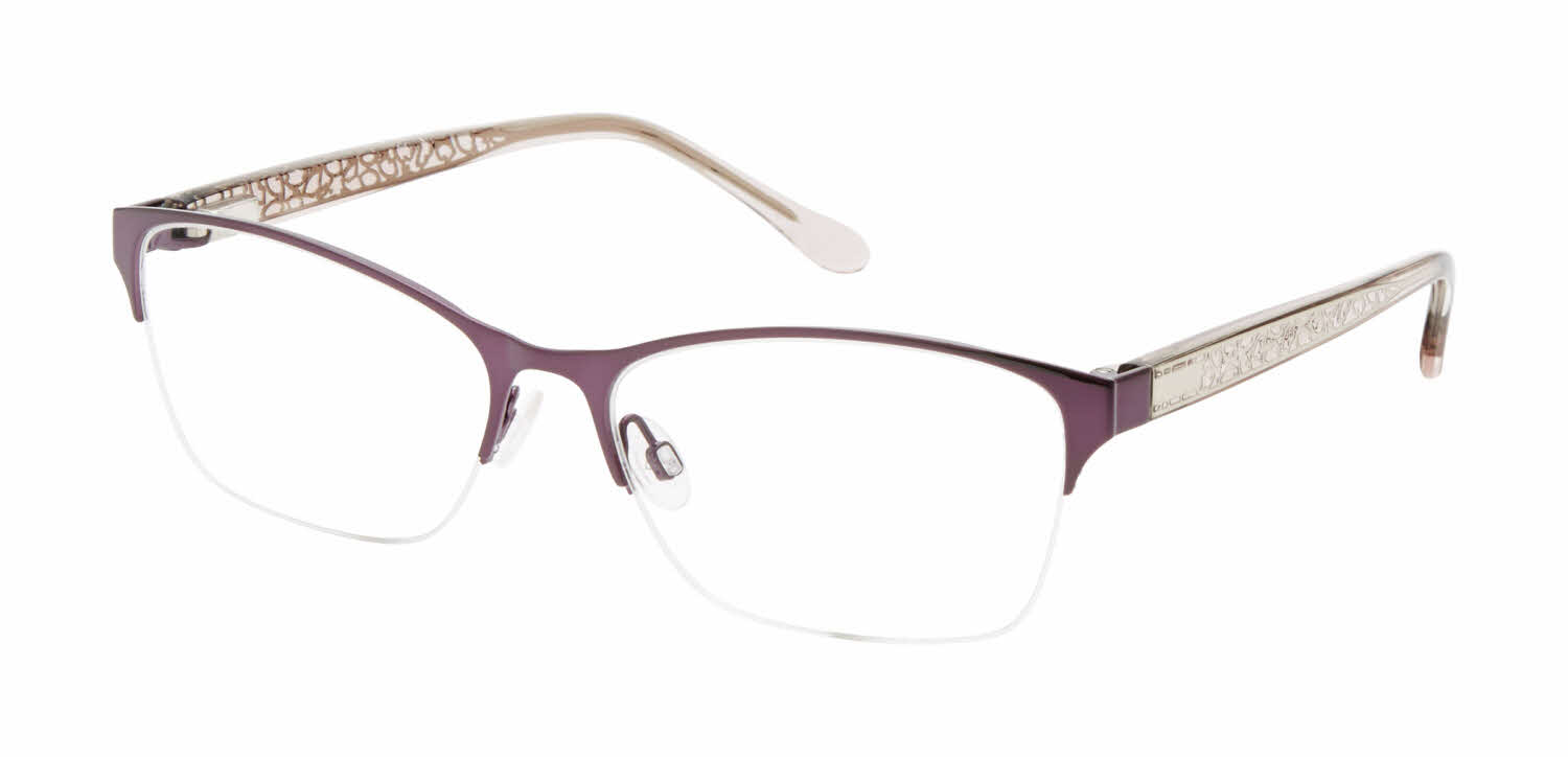 Lulu Guinness L220 Women's Eyeglasses in Purple