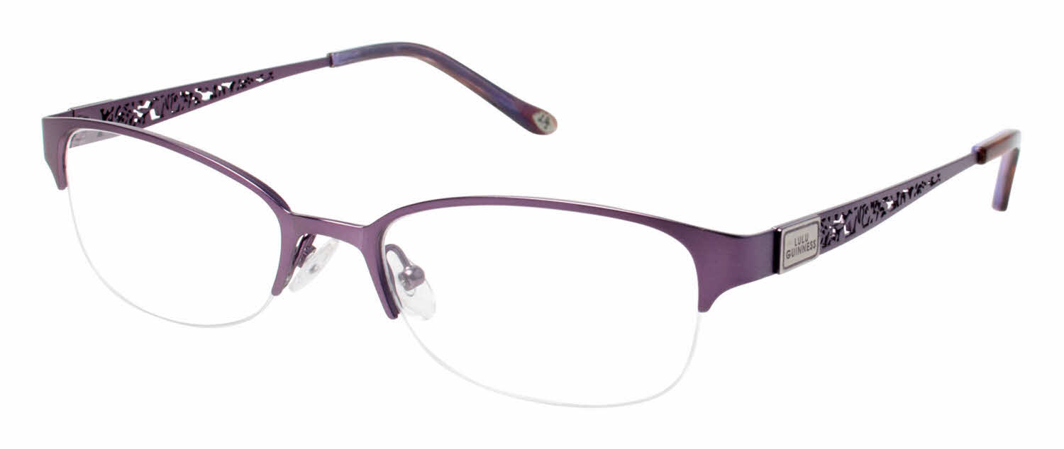 Lulu Guinness L752 Women's Eyeglasses in Purple