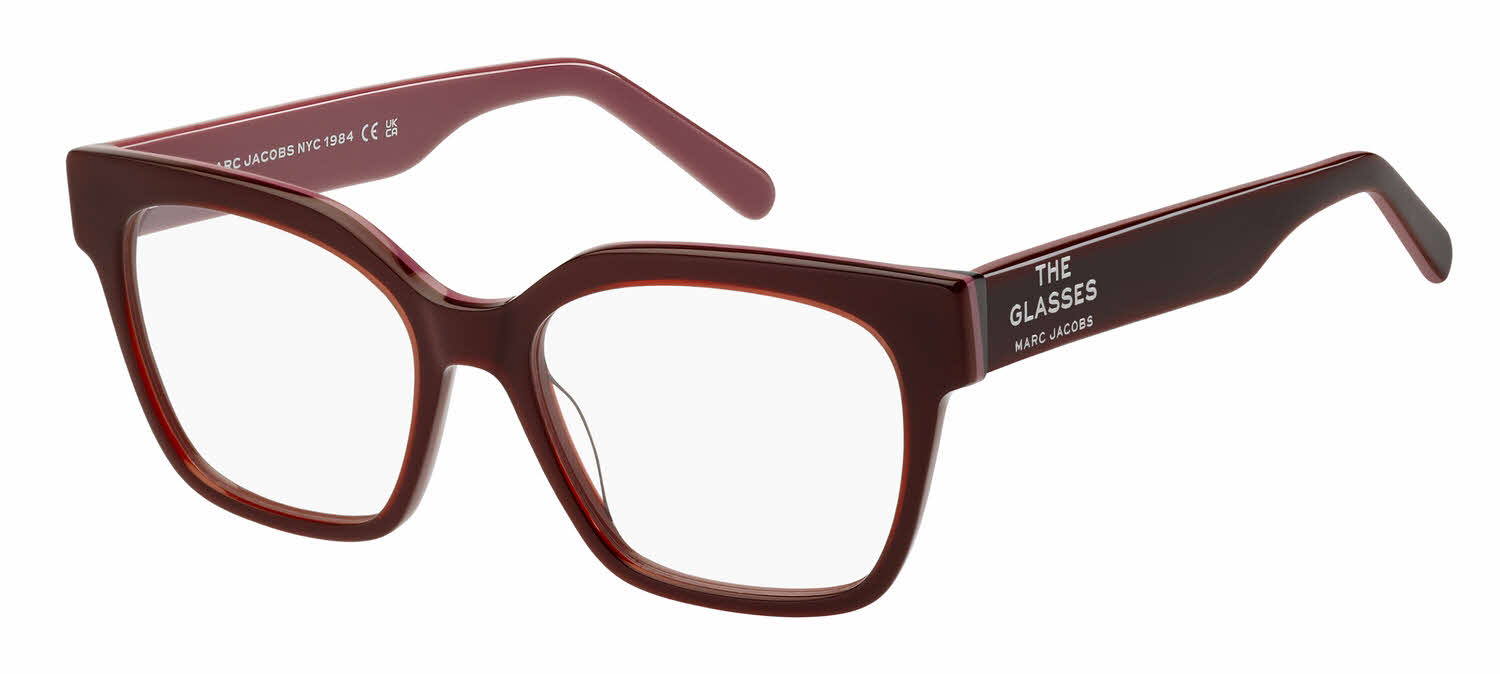 Marc Jacobs MARC 801 Womens Eyeglasses in Burgundy 129$