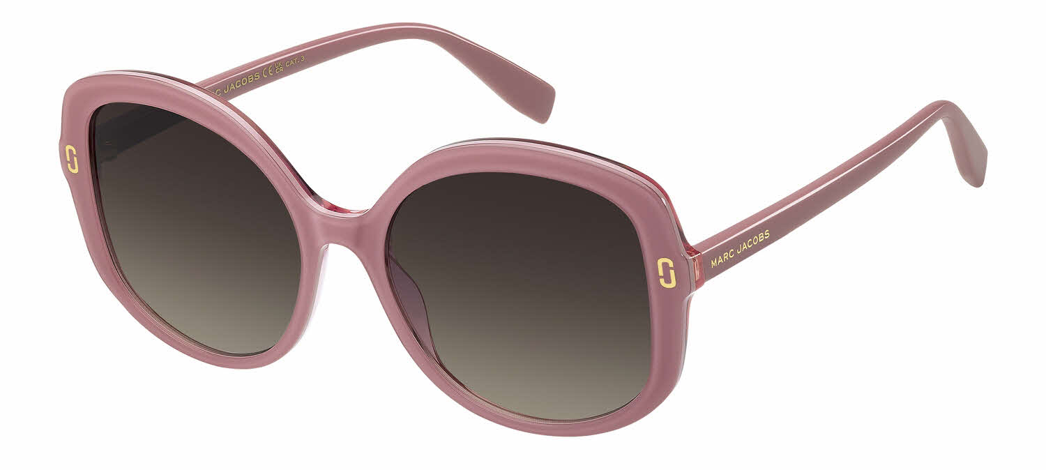 Marc Jacobs sunglasses, tortoise and pink Marc Jacobs Brown Gradient Square Ladies Sunglasses MARC 652  main image 3