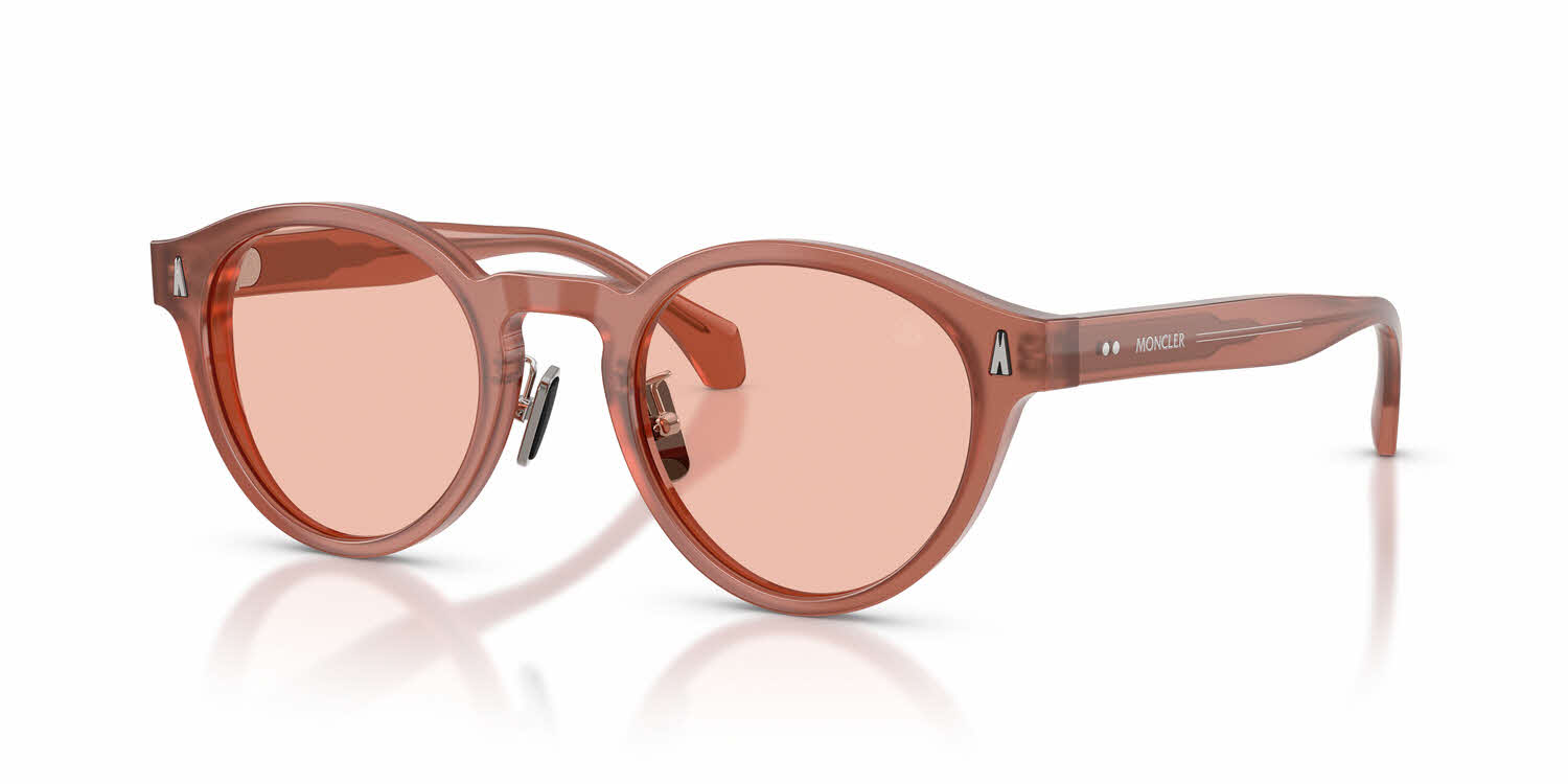 Moncler Light Pink Sunglasses Amazon.com: Moncler ML0117-25G ACETATE Sunglasses 58mm  main image 4