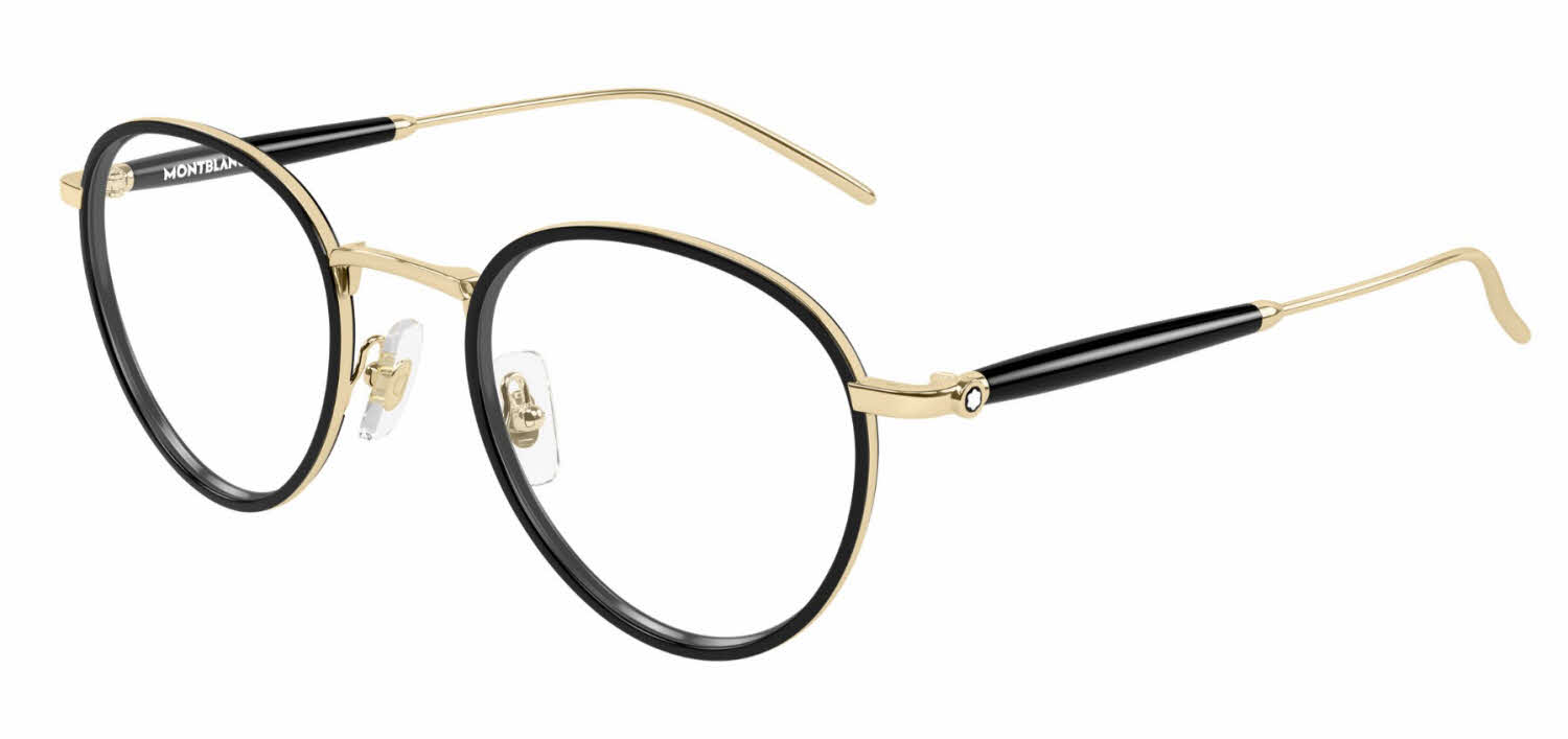 Mont Blanc MB0442O Men's Eyeglasses in Black