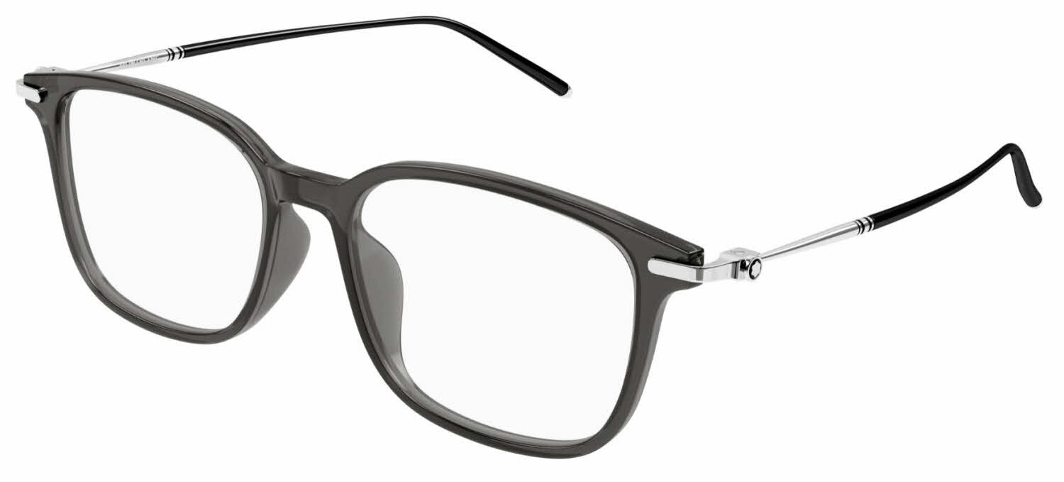 Mont Blanc MB0413OA Men's Eyeglasses in Silver