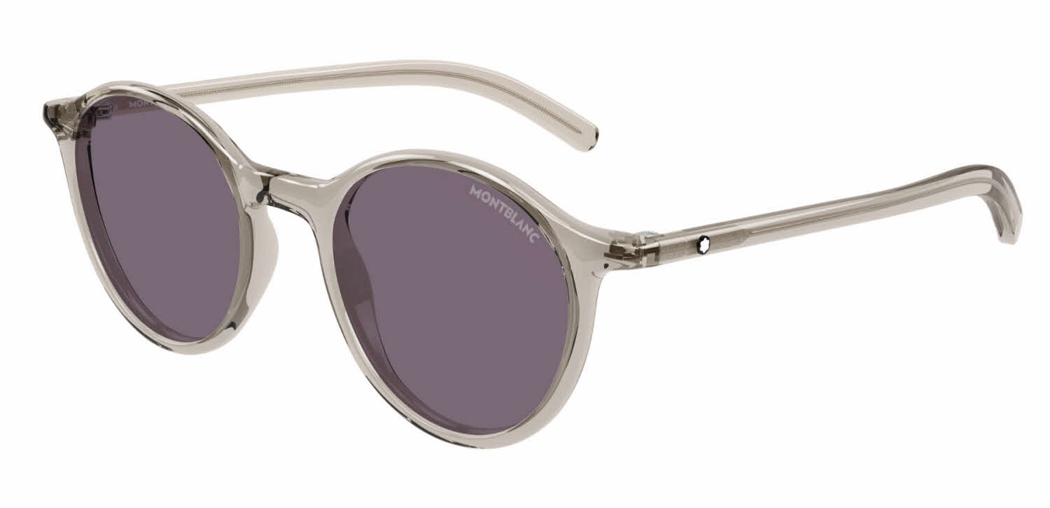 NWT Mont Blanc MB0324S Beige Round 50mm Sunglasses NEW Mont blanc MB0324S-002 Sunglasses 50mm 100% Authentic | eBay main image 3