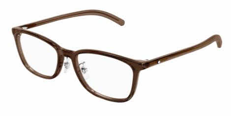 Mont Blanc MB0376OJ Men's Eyeglasses in Brown