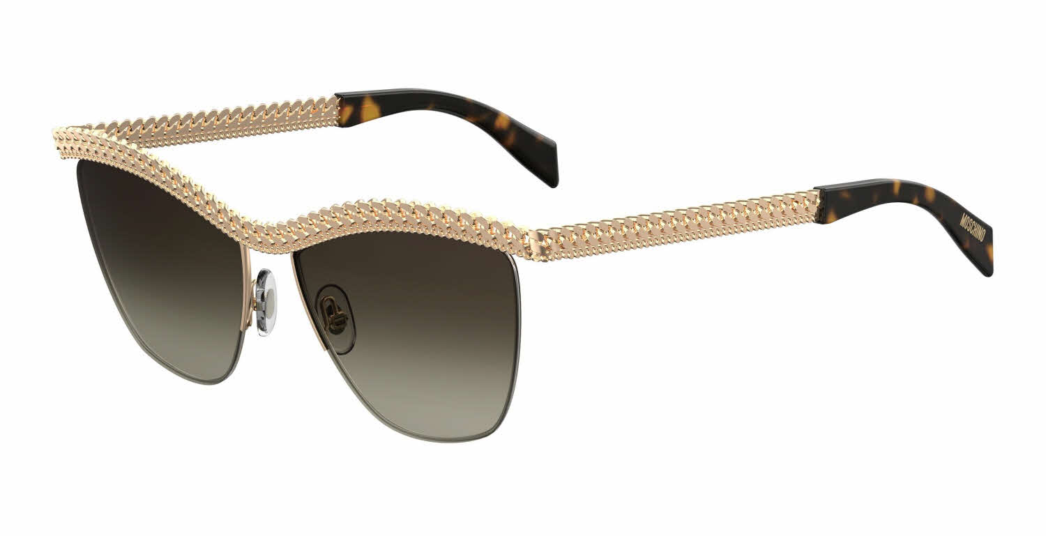 Moschino Mos 010/S Sunglasses in Gold