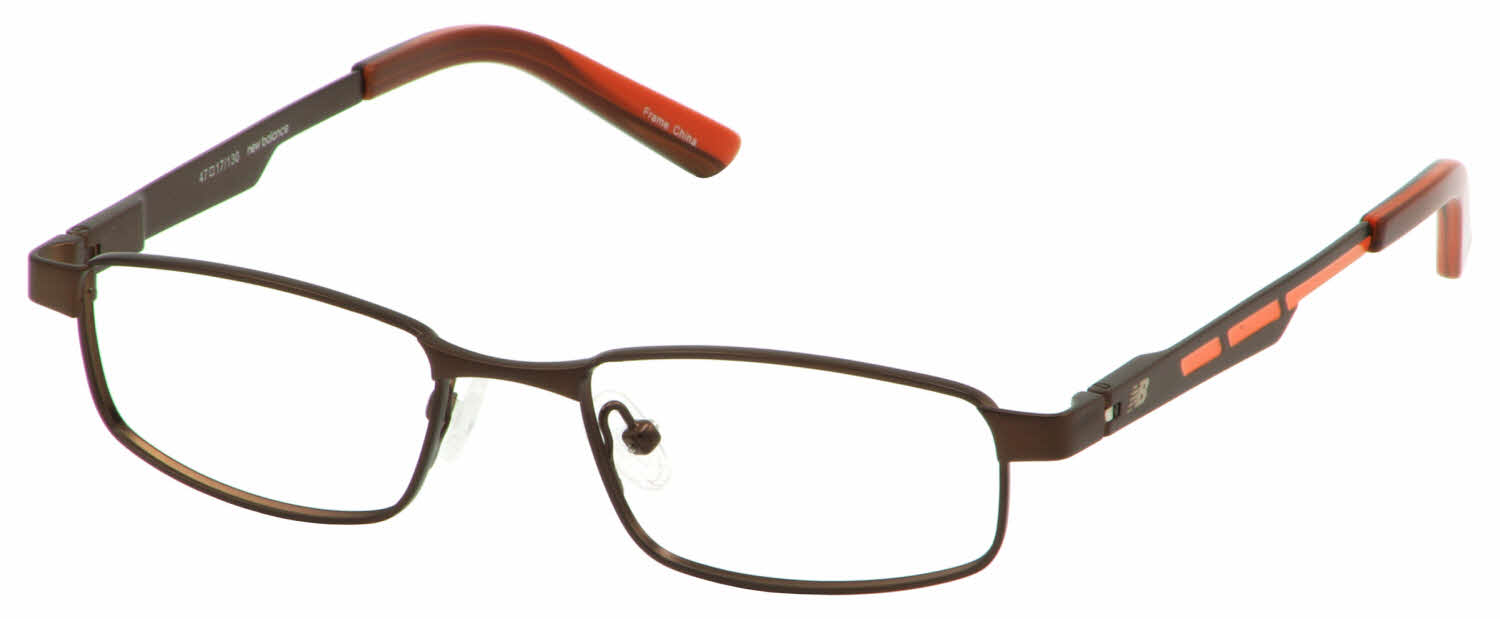 New Balance Kids NBK 134 Eyeglasses in Brown