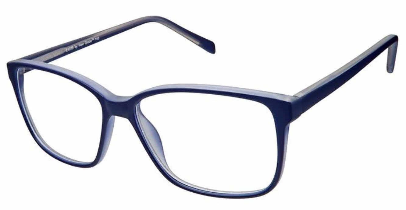 New Globe L4079 Womens Eyeglasses in Blue 81$