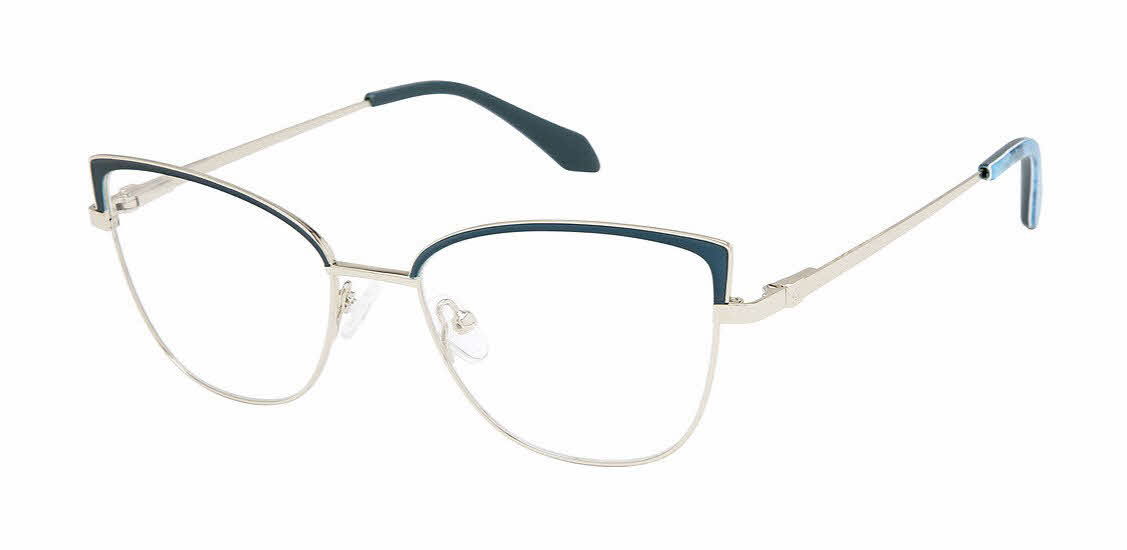 Nicole Miller Biot Womens Eyeglasses in Silver 120$