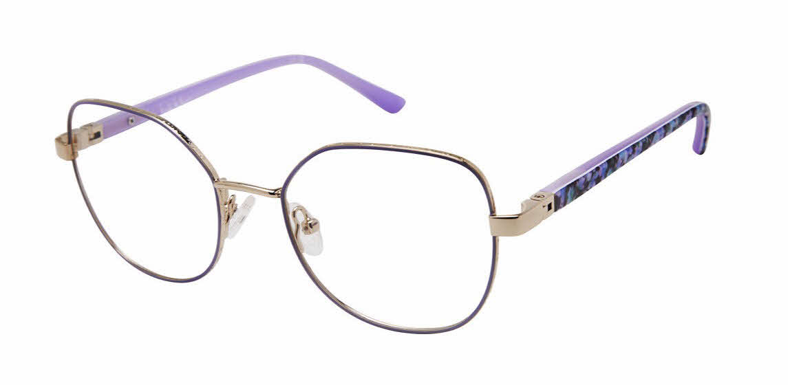 Nicole Miller Giada Eyeglasses in Gold