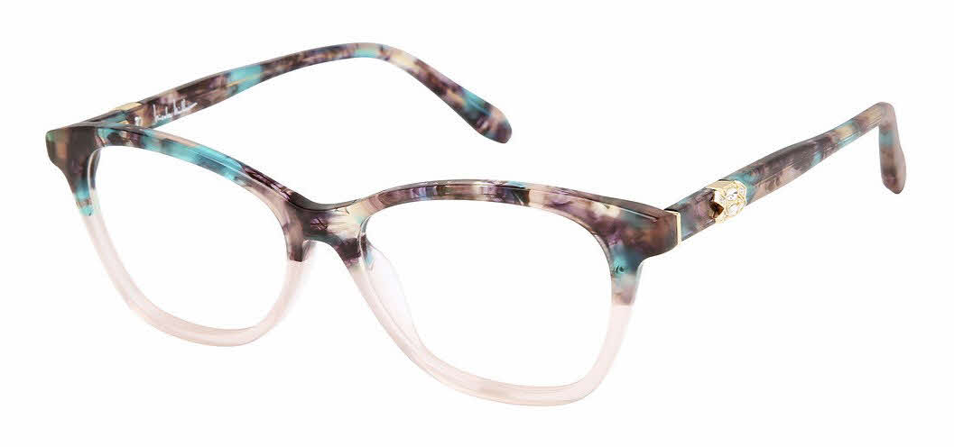 Nicole Miller Laval Womens Eyeglasses in Multicolor 120$