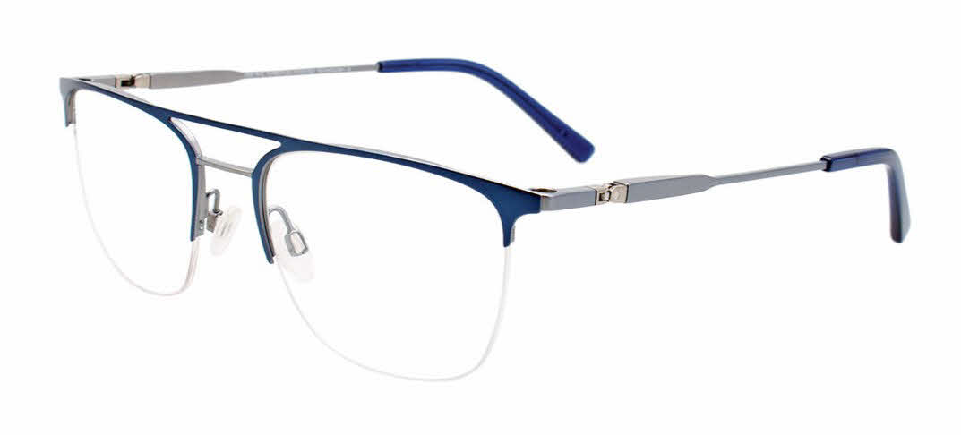 Oak NYC O3008 With Clip-On Lens Men's Eyeglasses in Blue