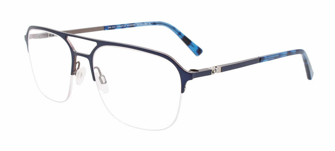 Oak NYC O3012 With Clip-On Lens Mens Eyeglasses in Blue 312$