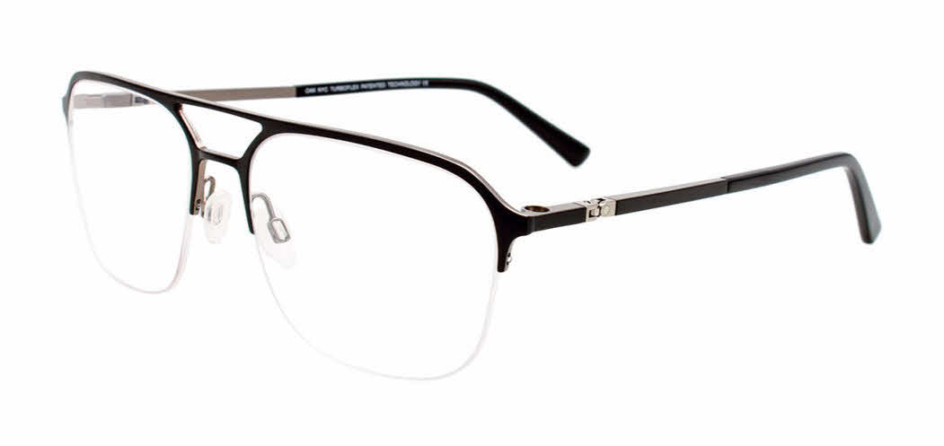 Visit Eyeglasses Oak NYC O3012 With Clip-On Lens Image 1
