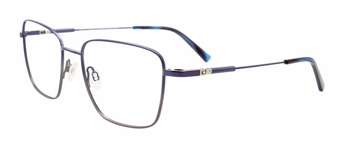 Oak NYC O3015 With Clip-On Lens Men's Eyeglasses in Blue