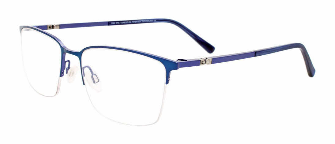 Oak NYC O3016 With Clip-On Lens Men's Eyeglasses in Blue
