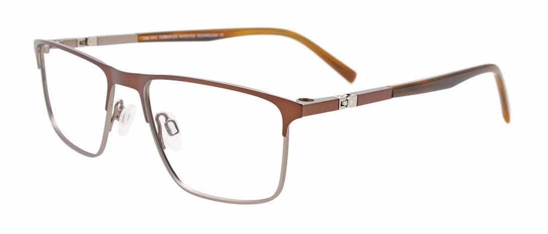 Visit Eyeglasses Oak NYC O3019 With Clip-On Lens Image 1