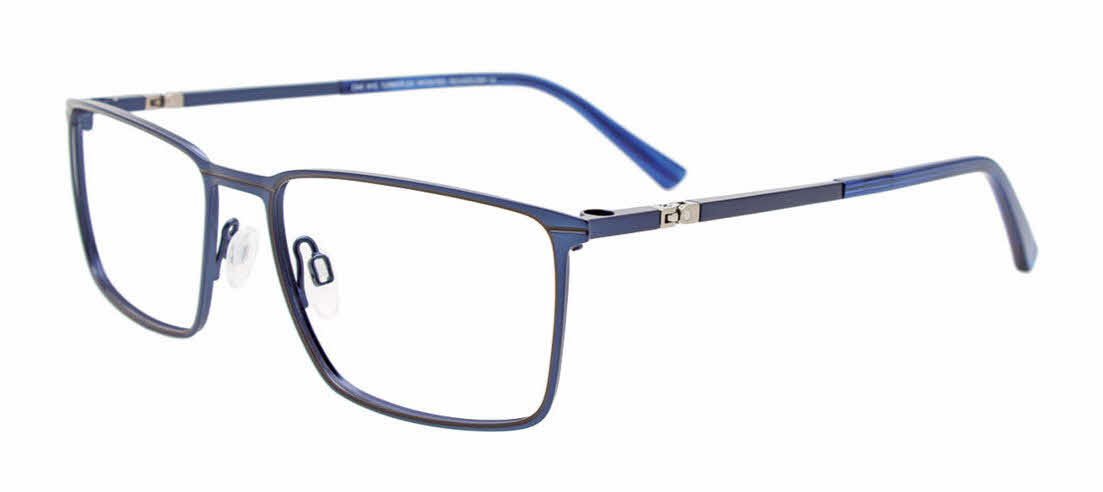 Oak NYC O3020 With Clip-On Lens Men's Eyeglasses in Blue