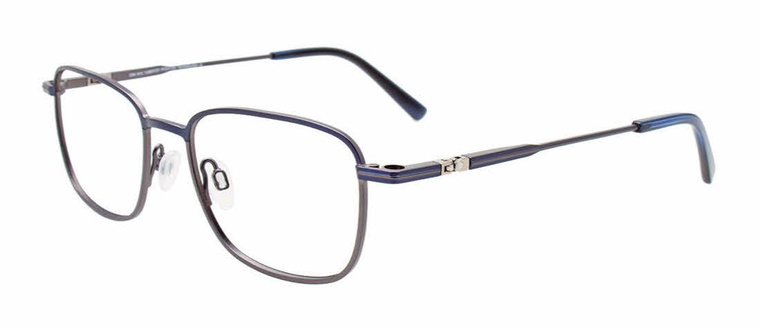 Oak NYC O3022 With Clip-On Lens Men's Eyeglasses in Blue