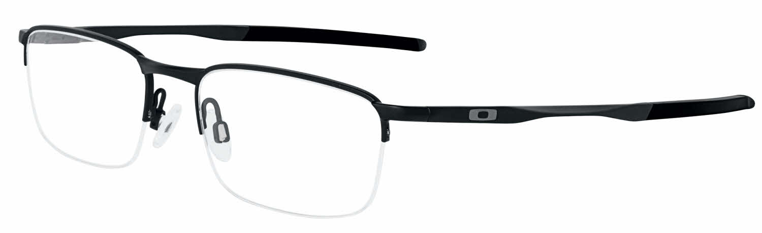 oakley matte black eyeglasses