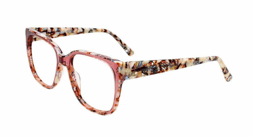 Paradox P5081 No Clip-On Lens Women's Eyeglasses in Multicolor