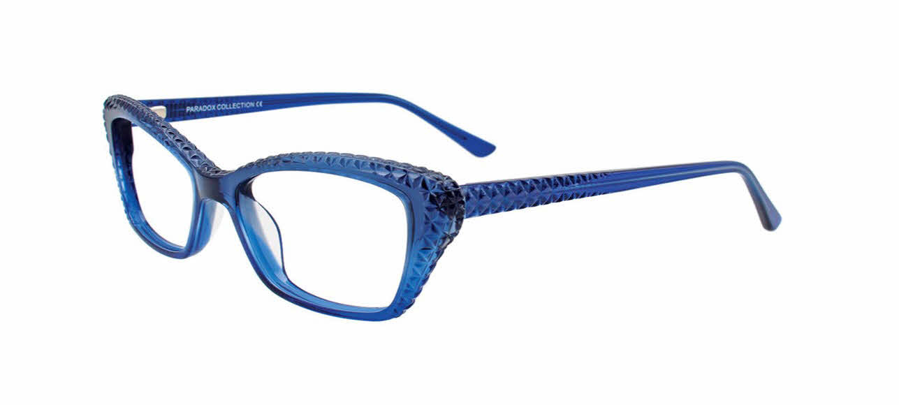 Paradox P5029 No Clip-On Lens Womens Eyeglasses in Blue 217$