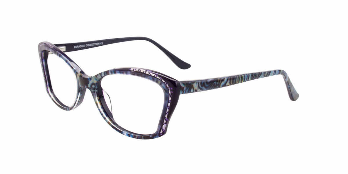 Paradox P5045 No Clip-On Lens Womens Eyeglasses in Blue 217$
