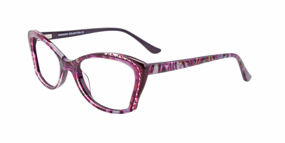 Paradox P5045 No Clip-On Lens Womens Eyeglasses in Red 217$
